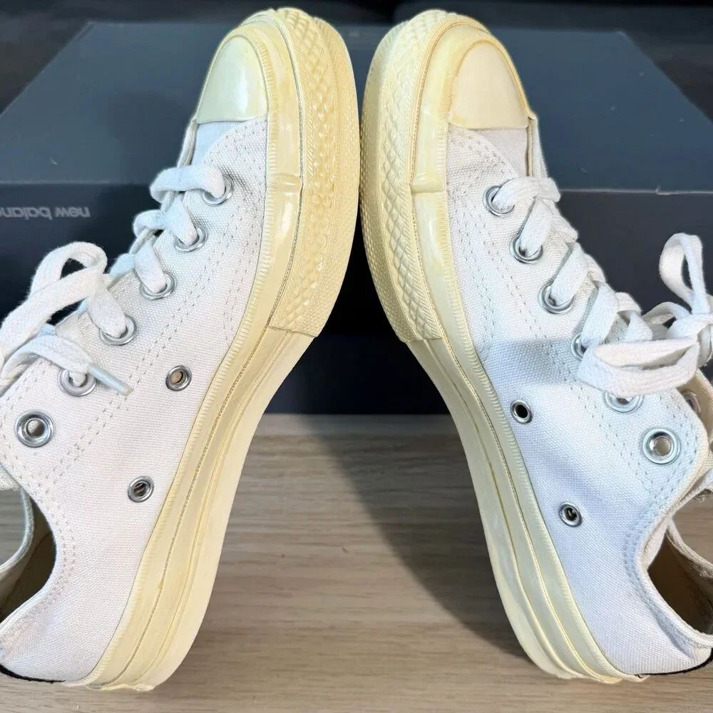 Converse Comme des Garcons CDG Play Low Tops Sneakers Women's Size 6.5
